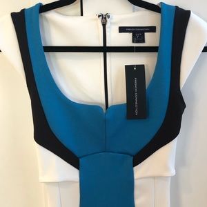 French Connection Bandage Dress Blue & White💙